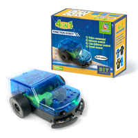 Innovador Proyecto Científico STEM, Kit de Robot 4 en 1 para Armar, Juguete de Ingeniería Motorizado de Plástico Natural Sostenible, Descubrimiento Interactivo
