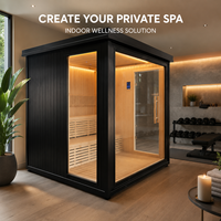 Ruang Sauna Ukuran Sesuai Pesanan OEM, Cocok untuk Relaksasi di Rumah dan Terapi Kesehatan untuk Penggunaan Keluarga