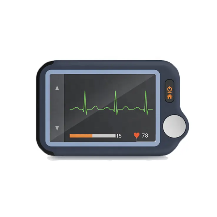 Mini Portable ECG Recorder Touch Screen Bluetooth Electrocardiograph ECG Monitor
