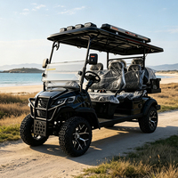 Voiturette électrique de loisirs 4 places 72V 5000W 30-90KM/H avec système anti-vibration pour voiturette de golf communautaire