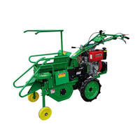 Moissonneuse de maïs compacte 15 CV |   Broyeur de tiges pour cueilleur de maïs à une rangée |   Machine agricole compacte autopropulsée pour exploitation familiale