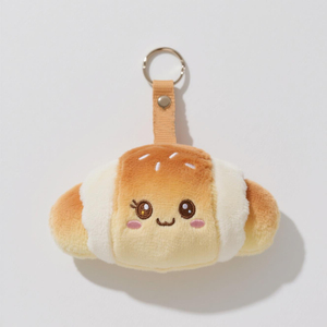 Tùy Chỉnh Dễ Thương Phim Hoạt Hình Croissant Sang Trọng Mặt Dây Chuyền Nhồi Bông Đồ Chơi Mềm Móc Chìa Khóa Ba Lô Vòng Chìa Khóa - Product Image 3