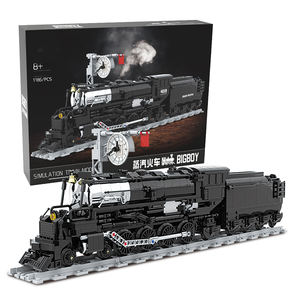 Juguetes creativos para niños <span class=keywords><strong>Bigboy</strong></span> Track Classic Steam Train Building Block Diy Track Building Blocks - Product Image 6
