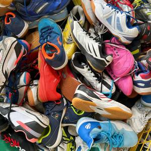 S27-3 gebrauchte Schuhe für Männer Second Hand Badminton Schuh Volleyball Großhandel Sneakers China Brand - Product Image 4