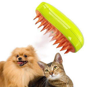 Multifunctional Rechargeable Dog Steamy Comb & Self-Cleaning Spray Brush Misty Function Eco-Friendly Plastic for Bathroom Use - Product Image 1