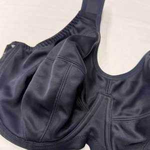 Di alta qualità comodo supporto nero cinghie con ferretto robusto senza pastiglie <span class=keywords><strong>Cupless</strong></span> signore grande seno sportivo reggiseno - Product Image 6