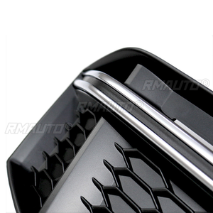 Para Audi A4 B9 S-Line S4 2016 2017 2018, cubierta de faro antiniebla delantero, embellecedor de luz antiniebla, rejilla de malla de nido de abeja, accesorios para coche - Product Image 6