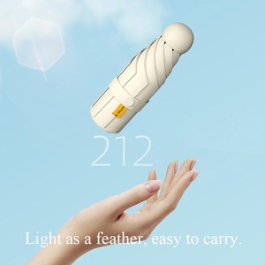 <span class=keywords><strong>Parasol</strong></span> de voyage 5 plis en tube de fer, capsule, avec revêtement noir épaissi, protection UV, double usage soleil et pluie, pour extérieur - Product Image 6