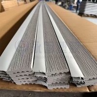 Burlete coextruido para marco de puerta de garaje con acabado efecto madera, burlete lateral y superior para puerta de garaje