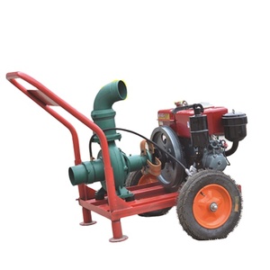Large Flow Mobile Irrigation Pump 8HP Single Cylinder Engine for Aquaculture Water Exchange and Field Transfer 8 Large Flow M - Product Image 1