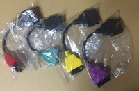 Adaptadores de Escaneo para ECU Fiat, Cables Adaptadores de 4 Colores, Cables de Conexión L548