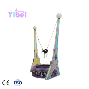 <span class=keywords><strong>Trampoline</strong></span> Commercial Professionnel pour Enfants, Lit Élastique Électrique, Jeu Mobile avec Treuil Manuel pour Enfants pour le Saut à l'Élastique - Product Image 1