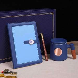 Premium Corporate Gift <b>Set</b> Custom Brand PU Leather <b>Notebook</b> & Digital Printed <b>Pen</b> for Employee Appreciation & Client Gifts - Product Image 2