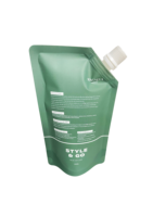 Sac de poche de pulvérisation en plastique mat personnalisé personnalisé pour bec de poche de gel de cheveux