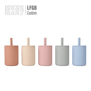 Gobelet en silicone de haute qualité pour bébé, gobelet d'apprentissage pour bébé, logo personnalisé, passe au lave-vaisselle, gobelet en silicone pour bébé - Product Image 3