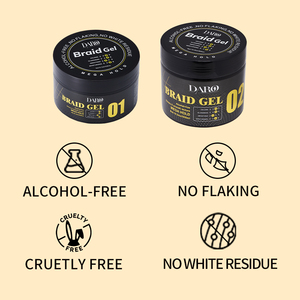 Cera para el cabello de sujeción firme OEM personalizada, <span class=keywords><strong>efecto</strong></span> de sujeción fuerte, <span class=keywords><strong>Control</strong></span> de bordes, bloqueo de cabello Natural 4C y <span class=keywords><strong>Gel</strong></span> trenzado giratorio - Product Image 4