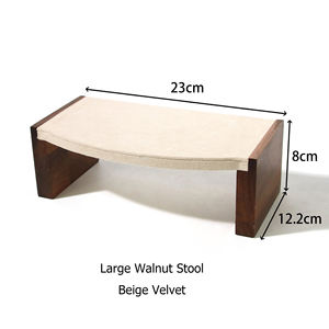 时尚胡桃木珠宝展示套项链耳环戒指珠宝展示架吊坠耳钉储物展示架 - Product Image 6