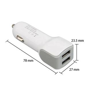 Mini <span class=keywords><strong>chargeur</strong></span> de voiture Portable 5V 2,4 a, double USB pour iPhone Xiaomi Samsung, <span class=keywords><strong>chargeur</strong></span> de téléphone - Product Image 3