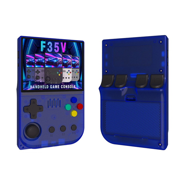 Open Source Handheld Game Console F35V 3.5 Inch Retro Portable Arcade Game Players Multi-Platform Emulator USB Powered