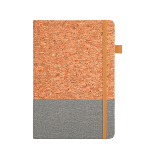 IStapromo Gifts Personalized A5 Business Notebook Custom Logo Printed Lined Hardcover Journal Eco Friendly Cork Fabric Stitched - Product Image 2