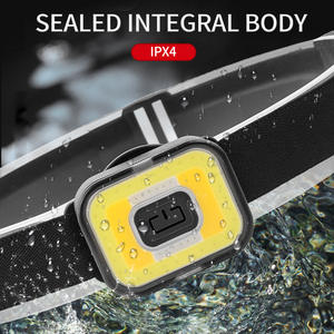 Lampe frontale COB Yiwu HB-7010 rechargeable, portable, pour la course à pied, avec mode lumière rouge, batterie 400 mAh - Product Image 5