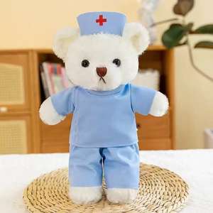 Oso de Peluche Médico de 30 cm de Alta Calidad al por Mayor con Logotipo Personalizado, Juguete de Peluche para Regalo de Cumpleaños o Recuerdo - Product Image 2