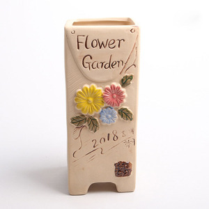 Vaso per Piante in Ceramica di Lusso Stile Retrò, Supporto per Fiori e Piante Grasse da Tavolo e Pavimento, Design Moderno ed Ecologico - Product Image 6