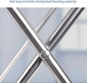 Banco de Trabajo Plegable de Acero Inoxidable de Grado Industrial con Patas Tipo Araña, Caballete Portátil con Patas Telescópicas y Bolsa de Transporte, OEM Disponible - Product Image 4