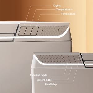 <span class=keywords><strong>WC</strong></span> intelligent japonais monobloc avec chasse automatique intelligente BGS, capteur automatique, ouverture électrique, cuvette de toilette, siphon en S, toilette intelligente automatique - Product Image 5