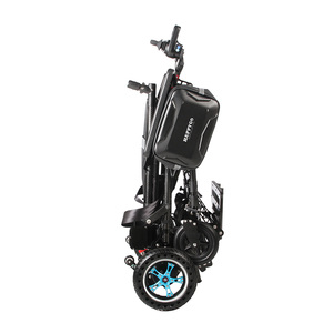<span class=keywords><strong>Fauteuil</strong></span> roulant électrique ultra-léger de 9,8 kg avec batterie au lithium 6A, fabriqué <span class=keywords><strong>en</strong></span> aluminium et <span class=keywords><strong>en</strong></span> fibre de carbone, léger et pliable - Product Image 3