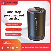 Diffuseur d'arômes pour voiture en métal, capacité 50 ml, désodorisant automatique, élimination du formaldéhyde, lampe d'ambiance racing, type siège, OEM