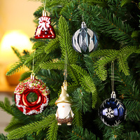 Ensemble d'ornements de Noël multi-styles avec figurines de gnomes, décoration de Noël pour la maison, le jardin et l'arbre de Noël, pour la décoration de fêtes