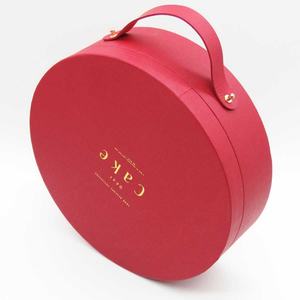 Caja de Regalo Redonda con Tapa para Empacar Dulces, Chocolate, Pasteles, Galletas y Otros Alimentos - Product Image 1