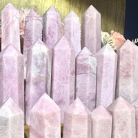 Offre spéciale énergie de guérison naturelle pierres cristal artisanat rose opale tour pour l'alimentation