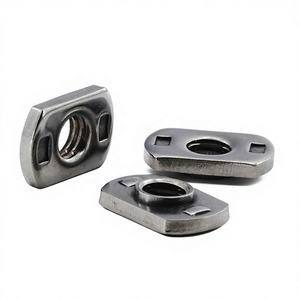 Tuerca en T de Aluminio para Industria Pesada, 1/4-20, Sistema de Accionamiento, Acero Galvanizado, Deslizante, Tuerca de Bala de 15 mm, Tuerca de Acero Inoxidable - Product Image 4