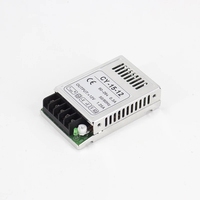 Catu Daya Keluaran Tunggal Ultra Tipis, Konverter Smps 220vac Ke 5vdc 12vdc 24vdc, 15W 12V 1a/5V 3a/15V 24V