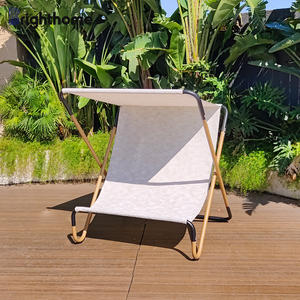 Chaise de plage de piscine de <span class=keywords><strong>jardin</strong></span> imperméable <span class=keywords><strong>pliable</strong></span> Chaise d'extérieur Chaises longues - Product Image 5
