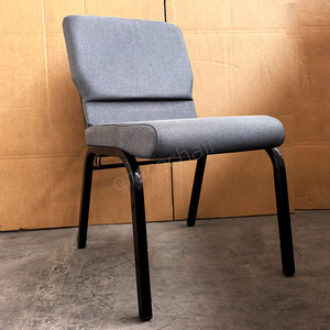 Chaise <span class=keywords><strong>de</strong></span> <span class=keywords><strong>théâtre</strong></span> empilable grise <span class=keywords><strong>de</strong></span> qualité supérieure, confortable et durable, avec porte-livre intégré, siège <span class=keywords><strong>de</strong></span> <span class=keywords><strong>théâtre</strong></span> interverrouillable, chaise d'église - Product Image 3