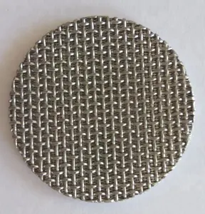 Disco de filtro multicapa sinterizado de 1,7mm y 3mm de espesor, acero inoxidable, 316L