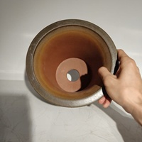 Pot cascade et bonsaï en argile violette Yixing émaillée vert mat de haute qualité, best-seller 2026, en promotion, pour jardin et usage domestique