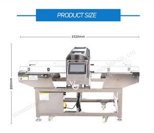 Tinh thể lỏng nhôm lá mỏng bao bì Máy dò kim loại cho ngành công nghiệp chế biến thực phẩm - Product Image 2