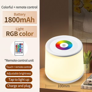 Ánh Sáng Ban Đêm Thay Đổi Độ Sáng Xách Tay Bảng Ánh Sáng Đèn Cạnh Giường Ngủ 13 RGB Màu Sắc Cho Bé Nursery Phòng Tắm Phòng Ngủ - Product Image 6