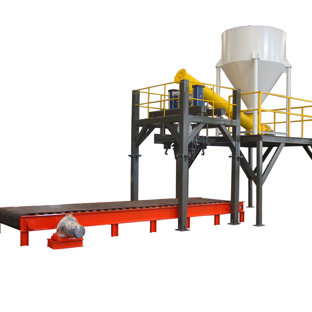 HuaXing Automatic Dry Mixed Mortar Packing Machine Microcomputer Control High Safety Level Easy Operation for Ton Bag Cement