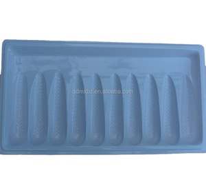 Bandeja <span class=keywords><strong>de</strong></span> camarones desechable reciclable para mariscos para Sushi Sandwich Fideos Pastel Chocolate Caramelo Galleta Embalaje Hecho PP - Product Image 1