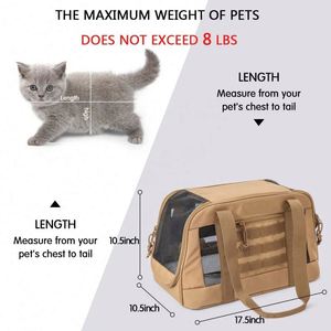 BSCI factory Wholesale Custom Airline Approved Soft Sided Dog Shoulder <b>Carrying</b> <b>Cat</b> Pet Folding Tote Travel Pet <b>Bag</b> Carrier - Product Image 3