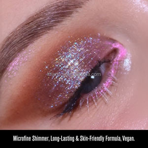 Duochrome Holographic kim cương <span class=keywords><strong>Eyeshadow</strong></span> duy nhất <span class=keywords><strong>Eyeshadow</strong></span> tùy chỉnh thương hiệu của riêng bạn kim loại lấp lánh Duochrome <span class=keywords><strong>Eyeshadow</strong></span> - Product Image 4