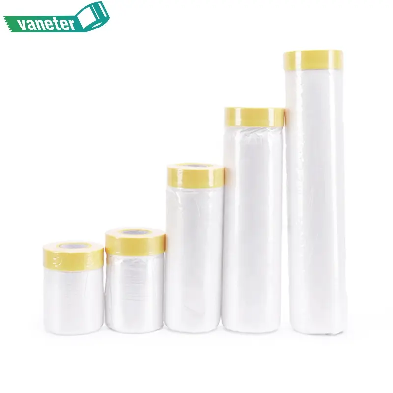 Washi Masking Protection Film, Heat Resistant Crepe Paper Spray Painting Covering Tape