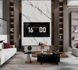 Panneau mural en PVC 1000 mm * 10 mm, panneau de salle de bain, blanc <span class=keywords><strong>Milan</strong></span> - Product Image 3