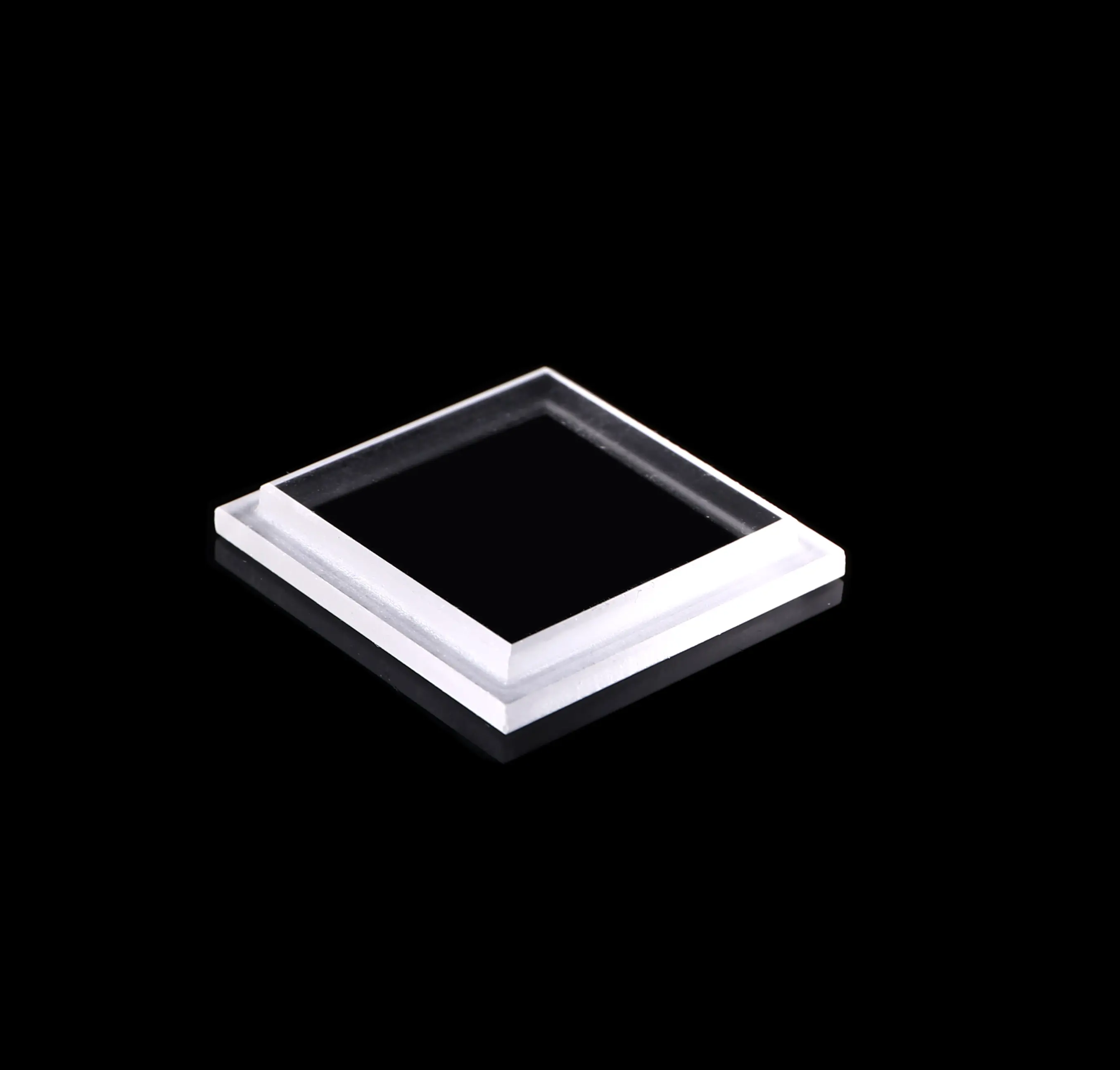 Disque de quartz rond plaque de verre de quartz optique substrat en verre de quartz poli
