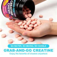 Richtek Groothandel Fruit Funch Spieropbouw Ondersteuning Fitness Training Premium Creatine Monohydraat Kauwtabletten